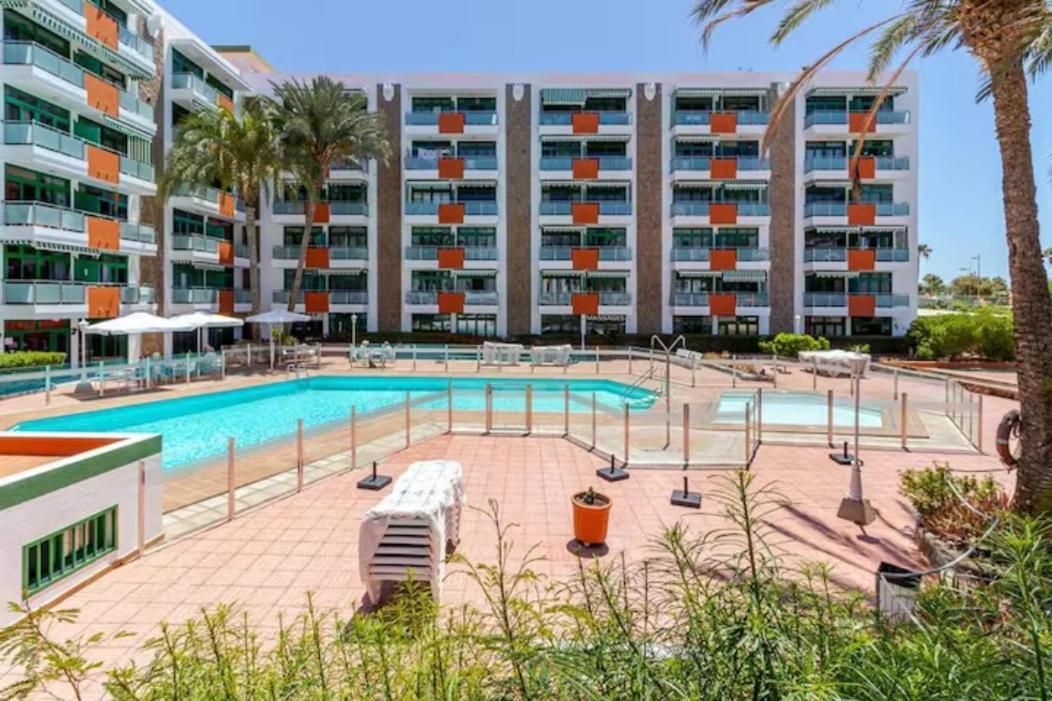 Fm Beach Home - Renovated Apartment With Swimming Pool Near Maspalomas Dunes & Beach Playa del Inglés Buitenkant foto